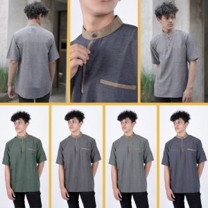 baju koko kurta pria hazlan