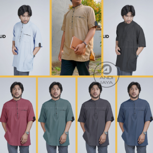 baju koko kurta pria khalid