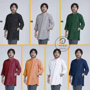 baju koko kurta pria shima